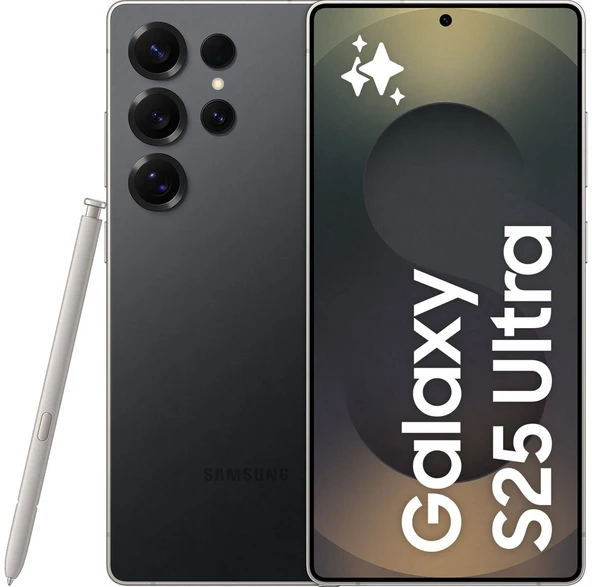 Samsung Galaxy S25 Ultra 512 GB 12 GB Ram Siyah Titanyum (Samsung Türkiye Garantili) ürün görseli 1