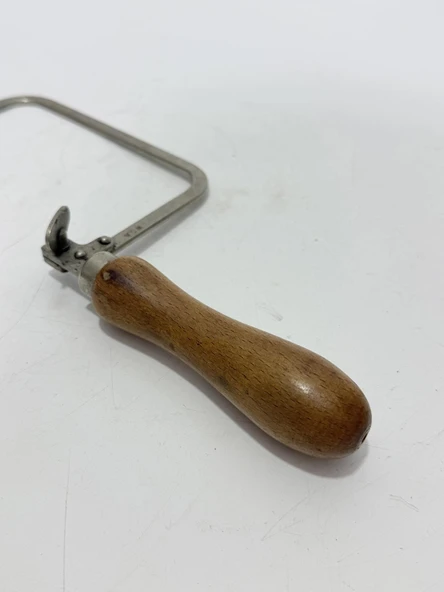 Antika Ahşap Kıl Testere 28,5cm - Resim 2