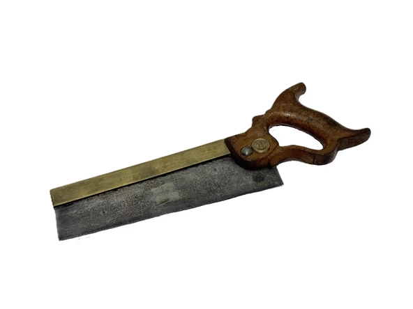 Antika İngiliz Ahşap Testere 37,5cm 001 ürün görseli 1