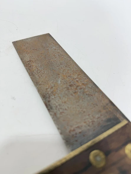 Antika Ahşap Marangoz Gönyesi 15cm 008 - Resim 3