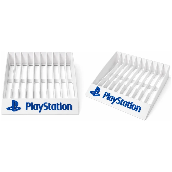 ? PlayStation Oyun Standı 10’lu Kapasiteli – Oyun Kutusu Düzenleyici Sert Plastik Stand Organizer ? ürün görseli 1