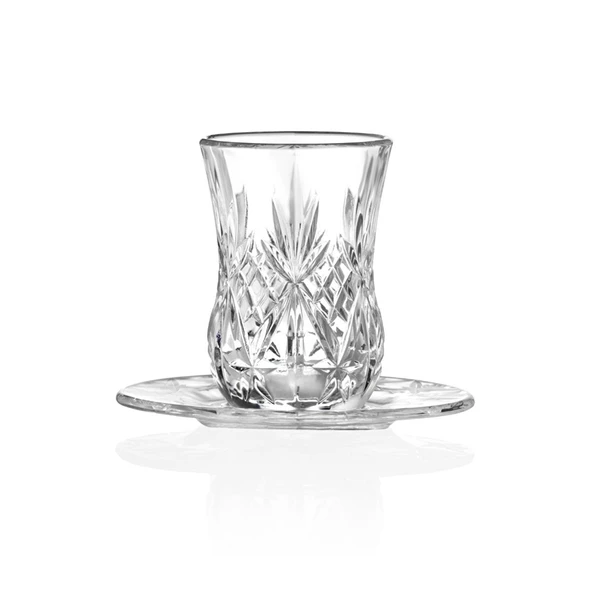RCR Melodia Yüksek Kalite Cam 6'lı Çay Bardak Seti 140 ml ürün görseli 1