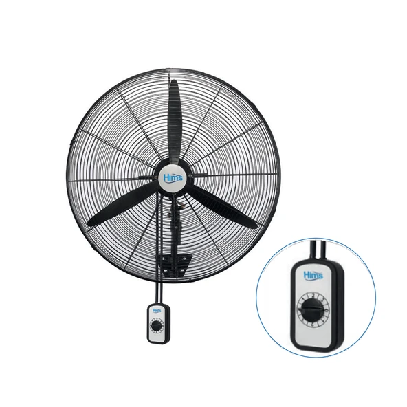 Hims 75cm Sanayi Tipi Duvar Tipi Kablolu Anahtarlı Vantilatör 210w HEF-DA750 ürün görseli 1