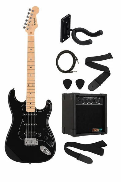 Madison MEG-3BK Siyah Elektro Gitar Amfi Seti ürün görseli 1