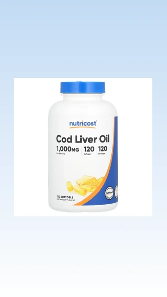 NUTRİCOST Cod Liver  Oil - Resim 2