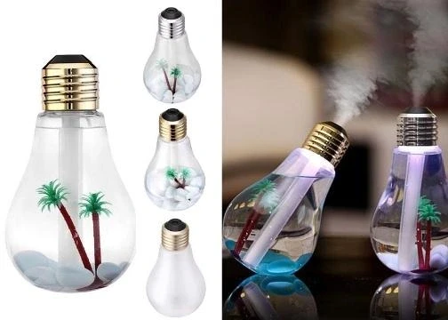Hava Nemlendirici Ampul Görünümlü Hazneli Buhar Makinesi 400 Ml. (5047) ürün görseli 1
