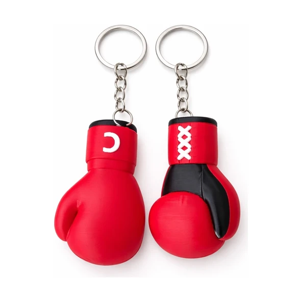 2’li Boks Eldiveni Anahtarlık Seti | Mini Boxing Gloves Anahtarlık |Spor Temalı Aksesuar|Çanta Süsü ürün görseli 1