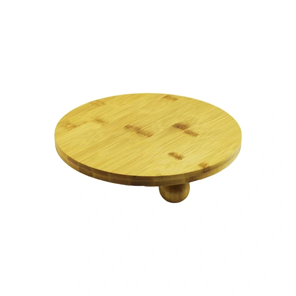 Yuvarlak 24.5Cm 3 Mi̇ni̇ Top Ayakli Ahşap Bambu Sunum Tepsi̇si̇ - Mi̇ni̇ Sofra (5047) ürün görseli 1