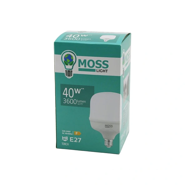 40W Torch Led Ampul Plasti̇k E27 3600Lumen L175° 5000 Saat Ömür Ip20 185-265V Ac Ms-3098 (5047) ürün görseli 1
