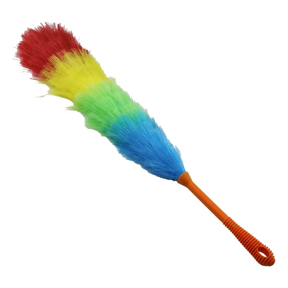 Renkli̇ Naylon Killi Toz Alma Püskülü Püskül=43.5 Cm + Renkli̇ Kalin Plasti̇k Sap=18.5Cm = 62Cm Brkt-910231 (5047) ürün görseli 1