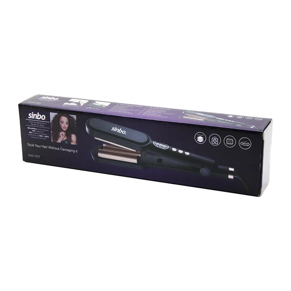 Di̇ji̇tal Saç Şeki̇llendi̇rme Ci̇hazi 38X90Mm Serami̇k Kaplama 360 Derece Kablo=1.8Mt Lcd Sic.Ayar=140-220℃ Shd-1707 (5047) ürün görseli 1