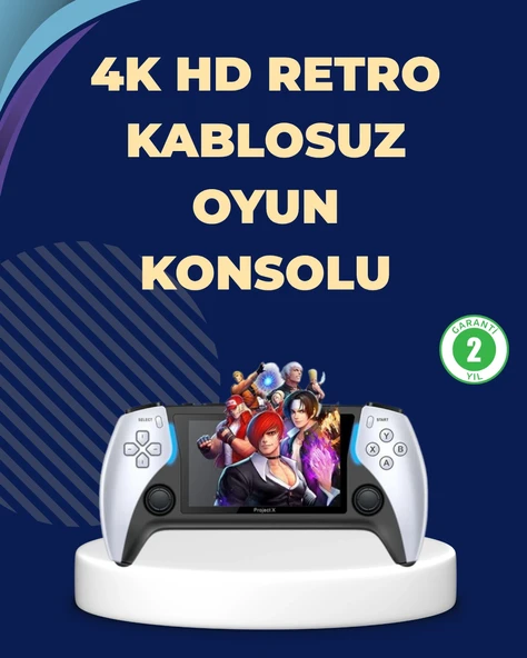 Kompakt Hafif Oyun Konsolu 1000 Klasik Oyun Dahil ürün görseli 1