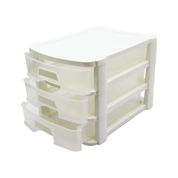 No:4 Çekmece 3 Katli 27.8X35.5X25.5Cm (5047) ürün görseli 1