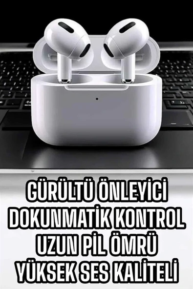 3.Nesil Tws Bluetooth Kulaklık Mikrofonlu Anc Özelliği Dokunmatik ürün görseli 1
