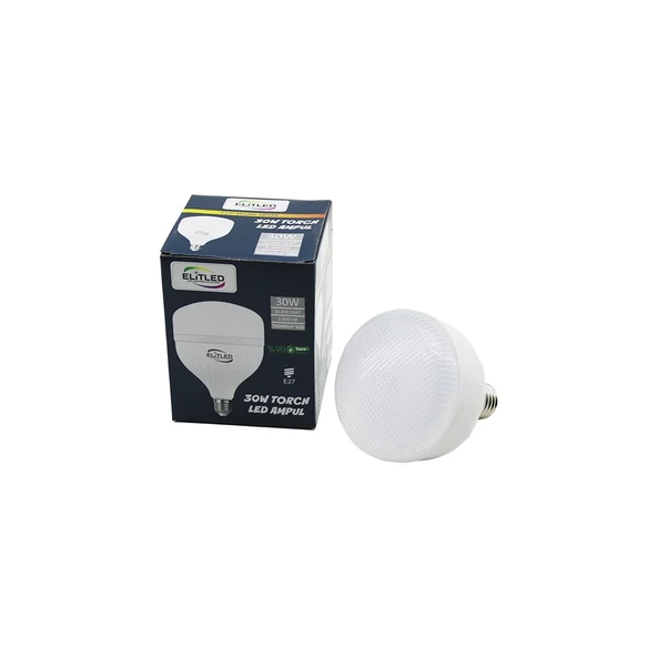 Eli̇tled El-02 12/30 30W Torch Led Bulb Ampul Beyaz - 6400K E27 3300 Lümen 20.000 Saat Ömür (5047) ürün görseli 1