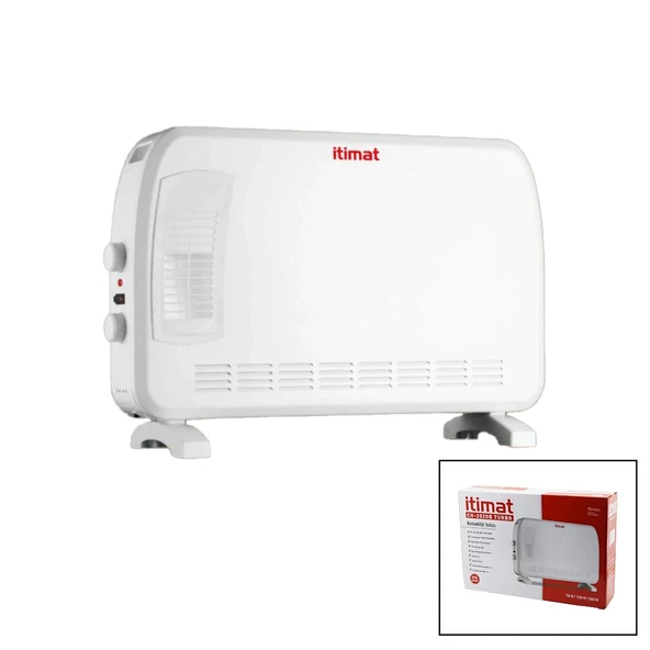 İti̇mat Ch-2020B Büyük Boy Konvektör Isitici - Soba Elektri̇kli̇ Turbo Isitma 3-Kademe Isi Ayarlanabi̇li̇r Termostat=750-1250-2000W (5047) ürün görseli 1
