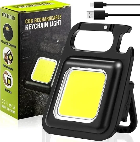 Mini Taşınabilir Led Çok Fonksiyonlu Fener (5047) ürün görseli 1