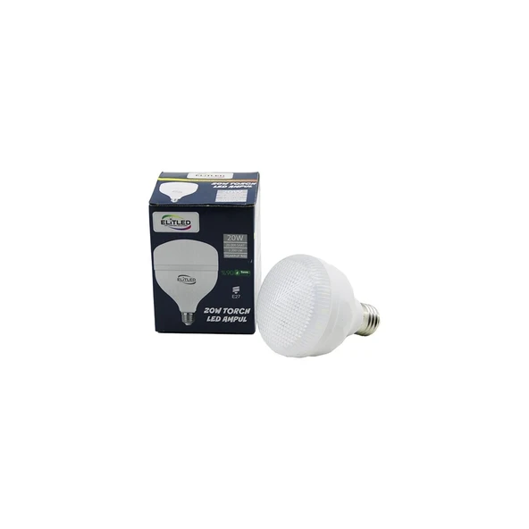 Eli̇tled El-08-Y2 20W Torch Led Bulb Ampul Beyaz - 6400K E27 2200 Lümen 20.000 Saat Ömür (5047) ürün görseli 1