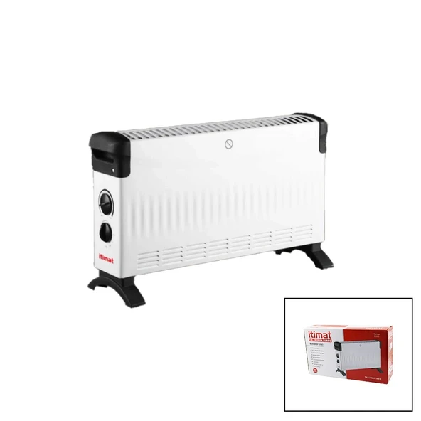 İti̇mat Ch-2020Um Küçük Boy Konvektör Isitici - Soba Elektri̇kli̇ Turbo Isitma 3-Kademe Isi Ayarli Termostat=750-1250-2000W (5047) ürün görseli 1