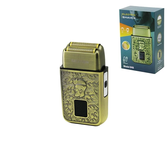 Seyahat Ti̇pi̇ 2In1 Lcd Ekran Günlük Sifir Sakal - Çi̇zi̇m Başlik Traş Maki̇nesi̇ Usb Şarjli Cep - Çanta Boy (5047) ürün görseli 1