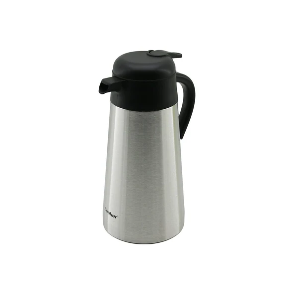2Lt 304 Çeli̇k Termos Inox Seri̇si̇ 12 Saat Sicak - 24 Saat Soğuk Çi̇ft Contali Kapak (5047) ürün görseli 1