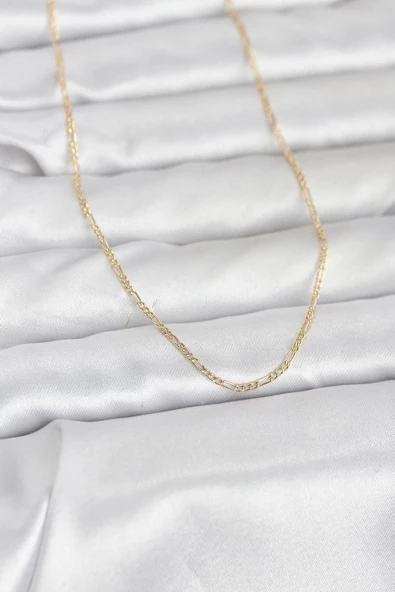 Cm 14K Gold Renk 60 Cm Zincirli Kadın Kolye ürün görseli 1