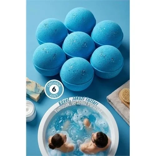 Banyo Bombası Jakuzi Küvet Banyo Bombası Topu 6 Adet 300 Gr 721280 ürün görseli 1