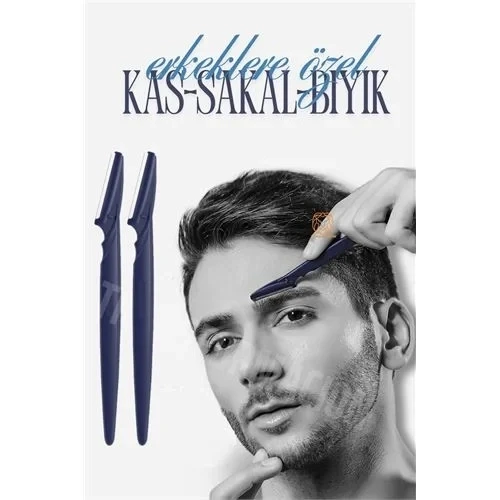 Erkek Kaş Şekillendirme Tüy Alma Jileti 2 Adet ürün görseli 1