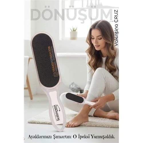 Peeling Çift Taraflı Ayak Törpüsü Nasır Ölü Deri Pedikür Aleti Solingen Professional 722279 ürün görseli 1
