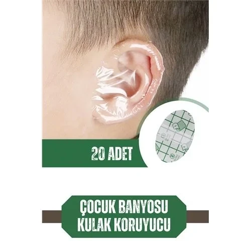 Çocuk Banyo Kulak Koruyucu Su Geçirmez 20 Adet ürün görseli 1