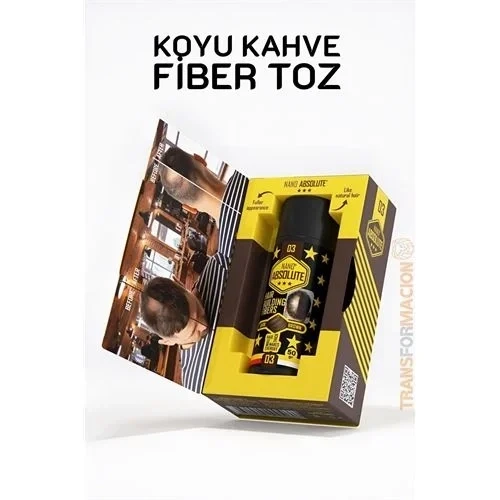 Saç Dolgunlaştırıcı Fiber Topik Toz Koyu Ton Kahverengi 721498 ürün görseli 1