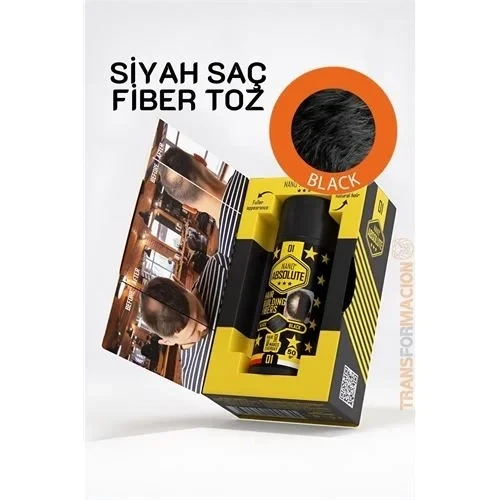 Saç Dolgunlaştırıcı Fiber Topik Toz Siyah 50 Gram 721496 ürün görseli 1