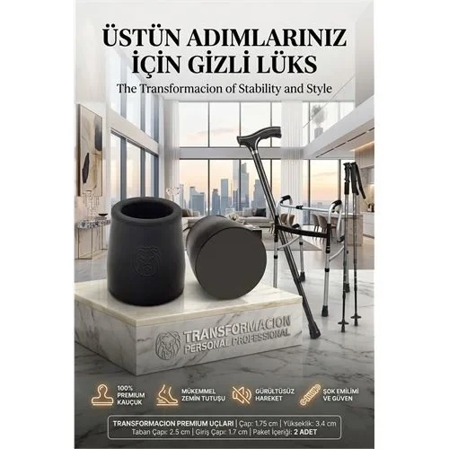 Baston Yürüteç Değnek Treking Ucu 1.75 Cm Çap 715990 ürün görseli 1