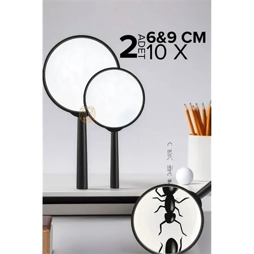 10X Büyüteç 6 9 Cm 2 Li Set ürün görseli 1