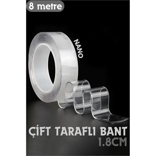 8 Metre Çift Taraflı Yapıştırıcı Bant Çivisiz Montaj 718950 ürün görseli 1