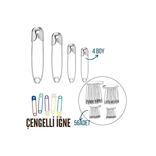 Çengelli İğne 4 Boy 56 Adet 717557 ürün görseli 1