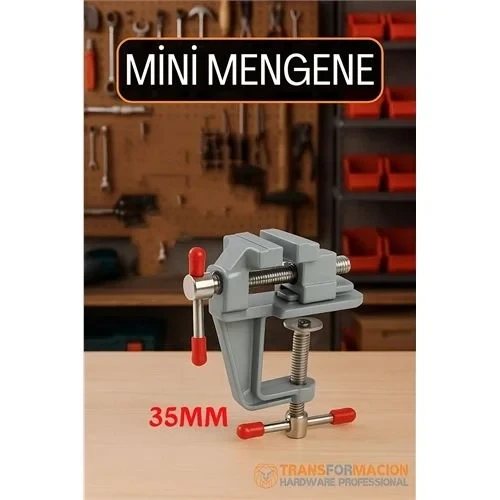 Mini Mengene 35 Mm Mini Masa Mengenesi - Mini Hobi Mengenesi 721801 ürün görseli 1