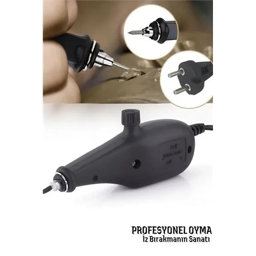 Elektrikli Gravür Kalemi – Metal, Cam, Ahşap İçin Profesyonel Oyma Aleti 722491 ürün görseli 1