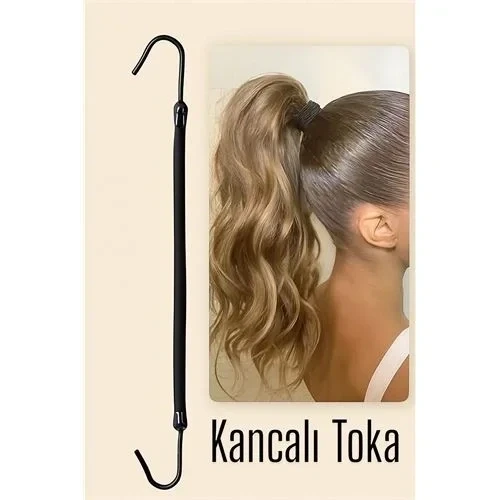 Kancalı At Kuyruğu Lastik Toka 1 Adet 717249 ürün görseli 1