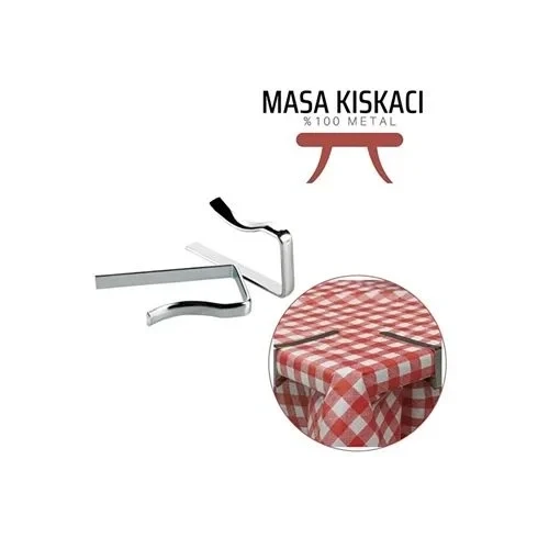 Masa Örtüsü Klipsi - Metal Masa Kelepçesi Masa Örtüsü Sabitleyici 4 Adet 716922 ürün görseli 1