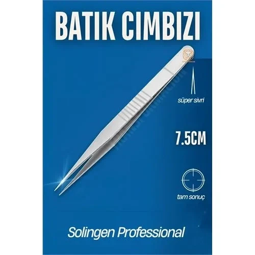 Modacar Micro İnce Uçlu Batık Cımbızı Kirpik Cımbızı Solingen Professional ürün görseli 1