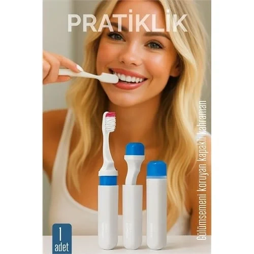 Kapaklı Fırçası - Seyahat Kapaklı Fırçası - Hijyenik Koruma, Pratik Kompakt Model 722237 ürün görseli 1
