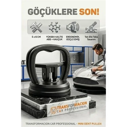 Mini Göçük Düzeltici Vantuz | Profesyonel Kaporta Çektirme Aleti | Boyasız Onarım Seti 723126 ürün görseli 1