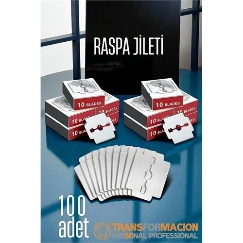 Raspa Topuk Jileti 100 Lu Paket Ayak Taban Nasır Yedek Jileti ürün görseli 1