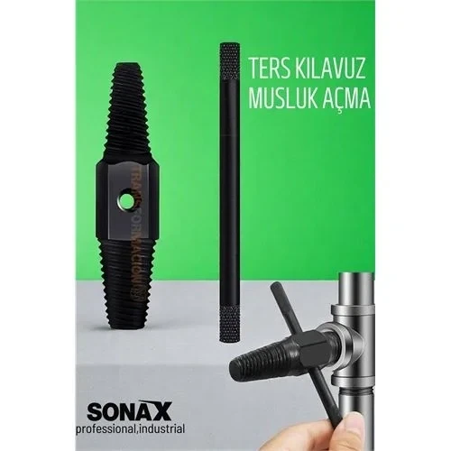 Ters Kılavuz Hasarlı Musluk Boru Vana Kılavuz Seti Musluk Açma ürün görseli 1