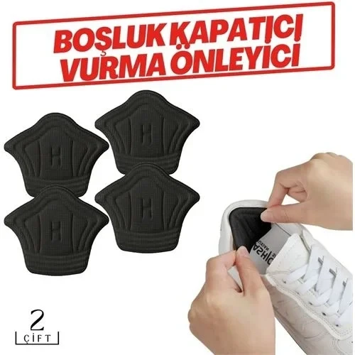 4'Lü Ayakkabı Topuk Tamir Yaması - Yırtık Onarım, Vurma Önleyici Daraltma Konfor Pedi 718569 ürün görseli 1