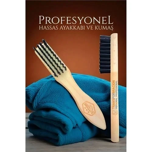 Nubuk Süet Paça Fırçası - Hassas Ayakkabılar İçin Profesyonel Fırça ürün görseli 1