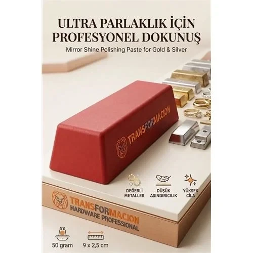 Kırmızı Cila 50Gr Altın & Gümüş İçin Son Kat Ayna Parlaklığı 723046 ürün görseli 1