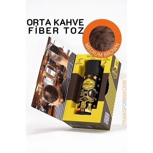 Saç Dolgunlaştırıcı Fiber Topik Toz Orta Ton Kahverengi 721497 ürün görseli 1