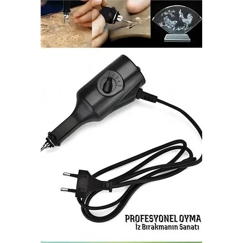Elektrikli Gravür Kalemi – Metal, Cam, Ahşap İçin Profesyonel Oyma Aleti 722490 ürün görseli 1